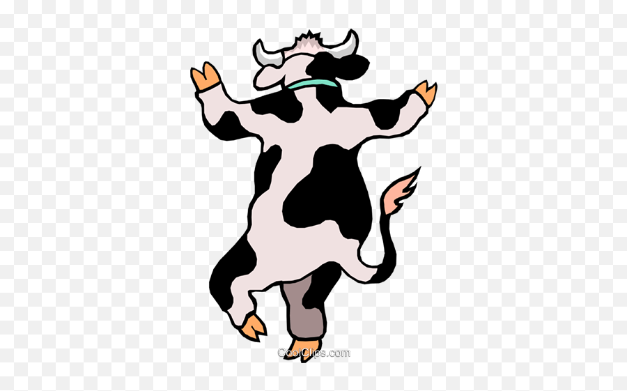 Cartoon Cow Royalty Free Vector Clip Art Illustration - Clip Art Png,Vaca Png