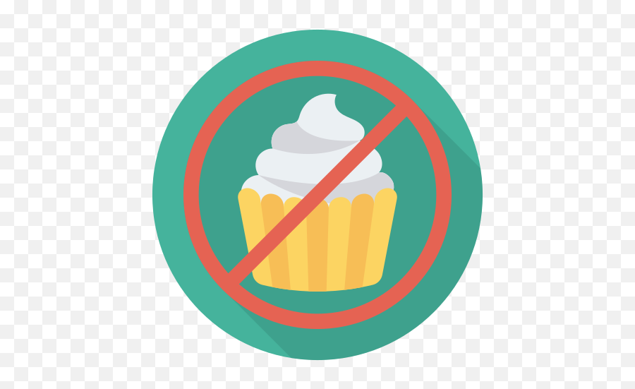 No Sugar - Free Signaling Icons Baking Cup Png,Dessert Icon Png