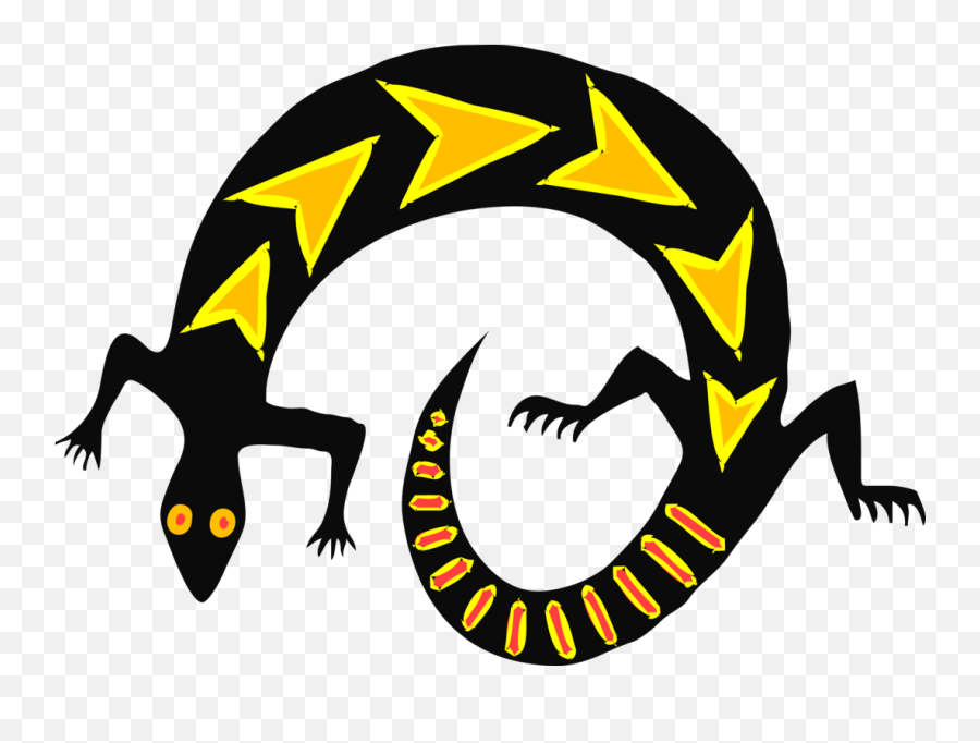 Symbol Yellow Artwork Png Clipart Komodo Dragon