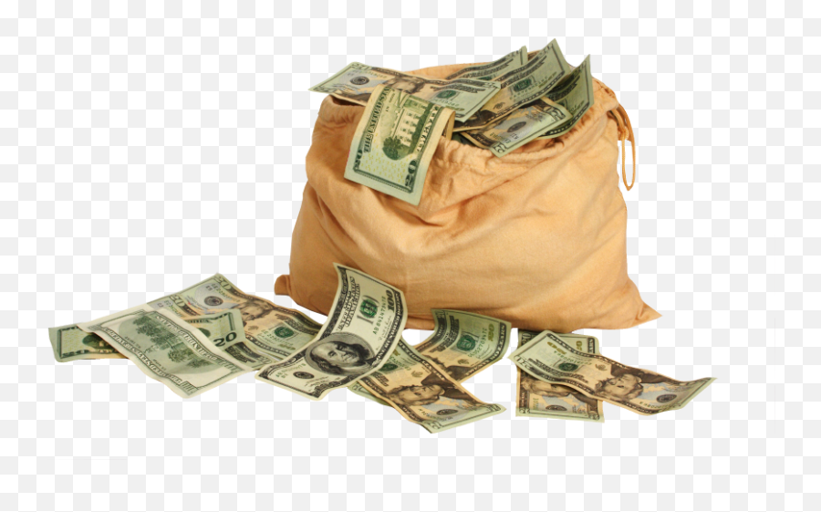 Money Stacks U0026 Falling - Bag Of Money Psd Full Size Bags Of Money Png Transparent,Money Bags Icon