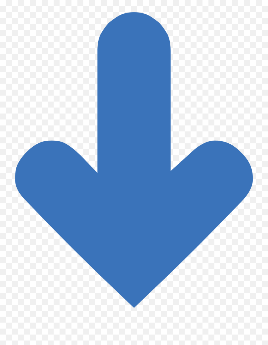 Down Arrow Icon - Arrow Full Size Png Download Seekpng Transparent Blue Down Arrow,Down Arrow Icon
