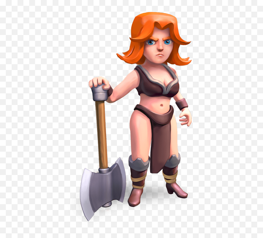 Clash Of Clans Valkyrie Transparent Png - Clash Of Clans Characters H...