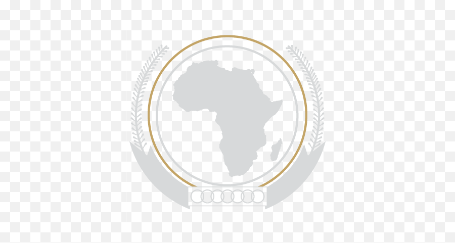 Au Symbols And Anthem African Union - Map Of Africa Vector Png,Circle Logo