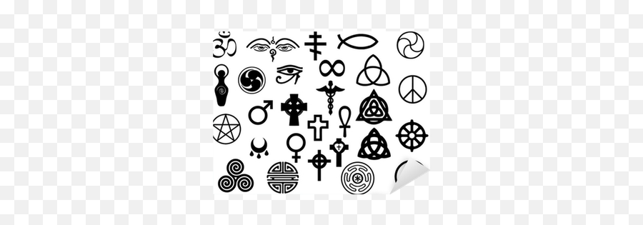Sticker Sacred Healing Symbols - Pixershk Book Of Enoch Symbols Png,Occult Icon