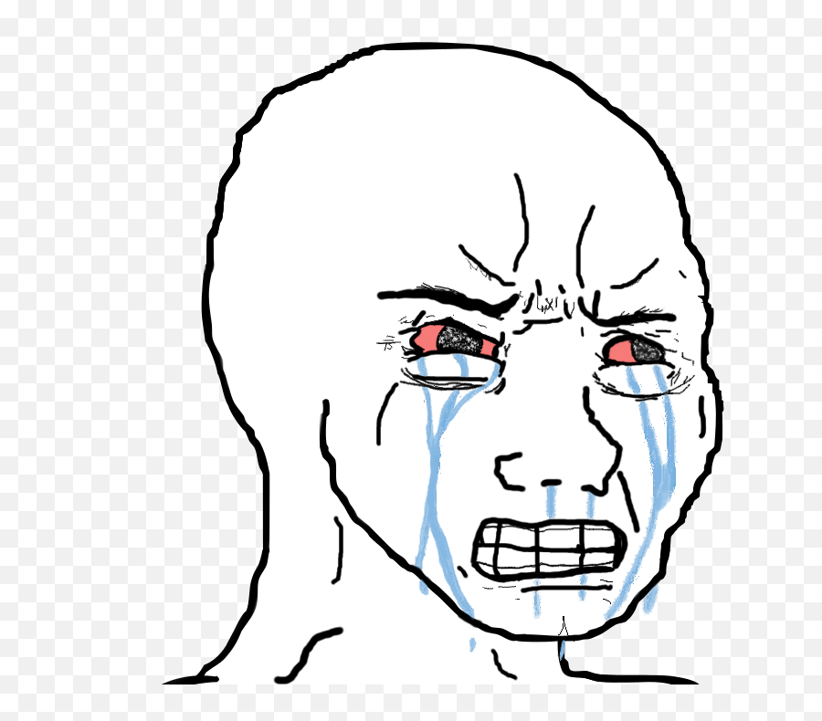 Download 135kib 700x710 Wojak - Crying Sony Png Image With Transparent Crying Wojak Png,Michael Jordan Crying Png