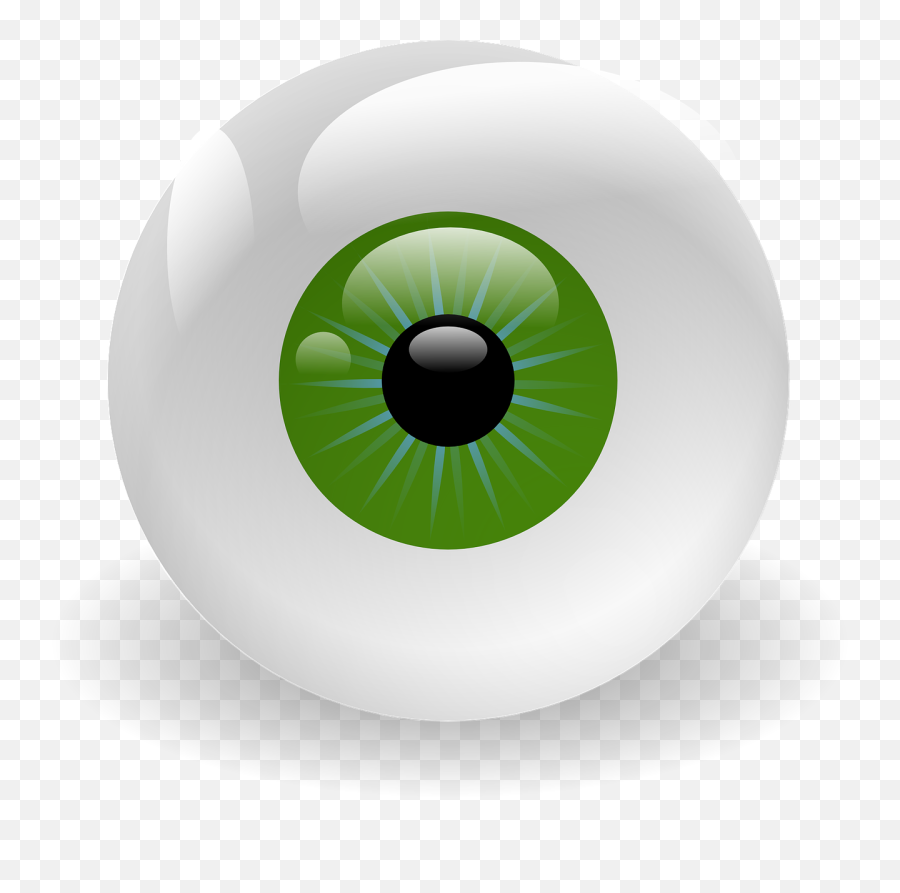 Eyeball Vision Retina - Eye Clip Art Png,Creepy Eye Png