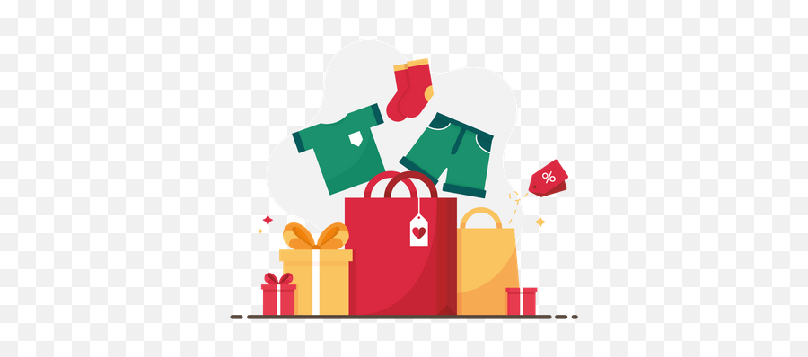 Shopping Bag Icon - Download In Colored Outline Style Cloth Box Icon Png,Free Download White Shopping Bag App Icon