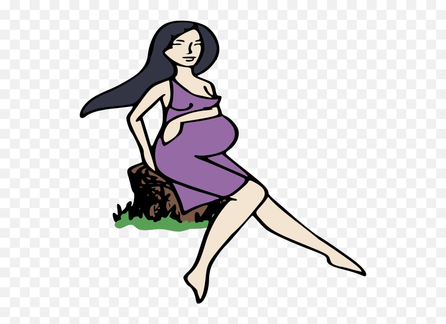 Pregnant Png Svg Clip Art For Web - Download Clip Art Png Mulher Gravida De Joelhos Png,Pregnant Woman Icon