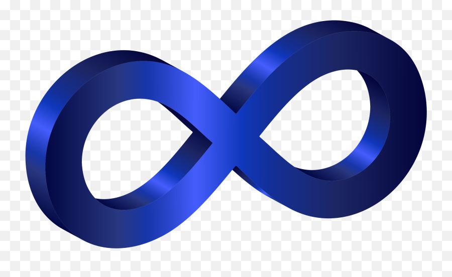 Infinity Symbol Transparent Png - Blue Infinity Symbol Png,Infinity Sign Png