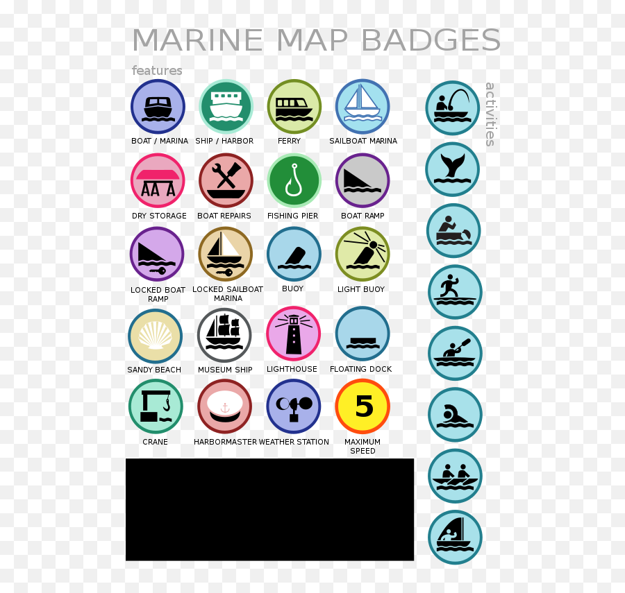 Free Clip Art Marine Map Badges By Akigka - Dot Png,Marines Icon