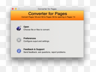 Converter For Pages - Easily Documents Vertical png
