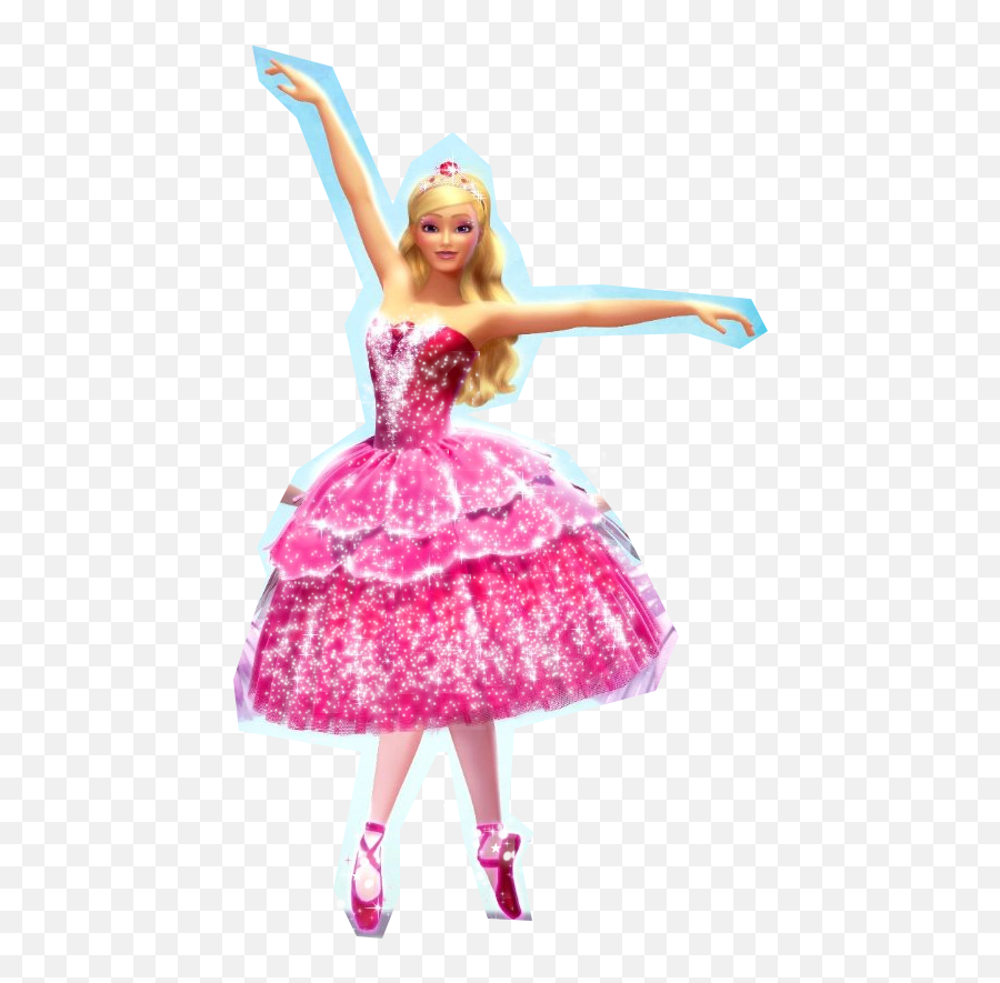 Pink Shoes Doll Keep - Barbie In The Pink Shoes Dress Png,Barbie Transparent Background