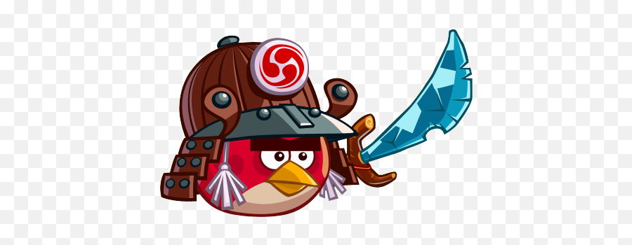 Download Hd Angry Birds Epic Red - Angry Birds Epic Red Bird Samurai Angry Birds Epic Red Png,Red Bird Png