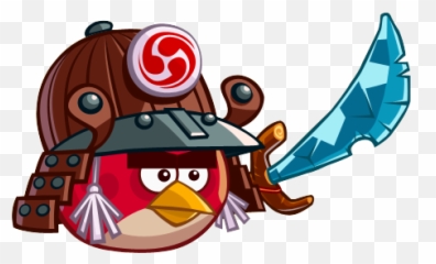 Download Hd Angry Birds Epic Red - Angry Birds Epic Red Bird Samurai Angry Birds Epic Red Png,Red Bird Png