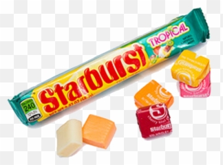 Download Starburst Fruit Chews Tropical Fruits - Film Png Chocolate Starburst Candy,Starburst Transparent Background