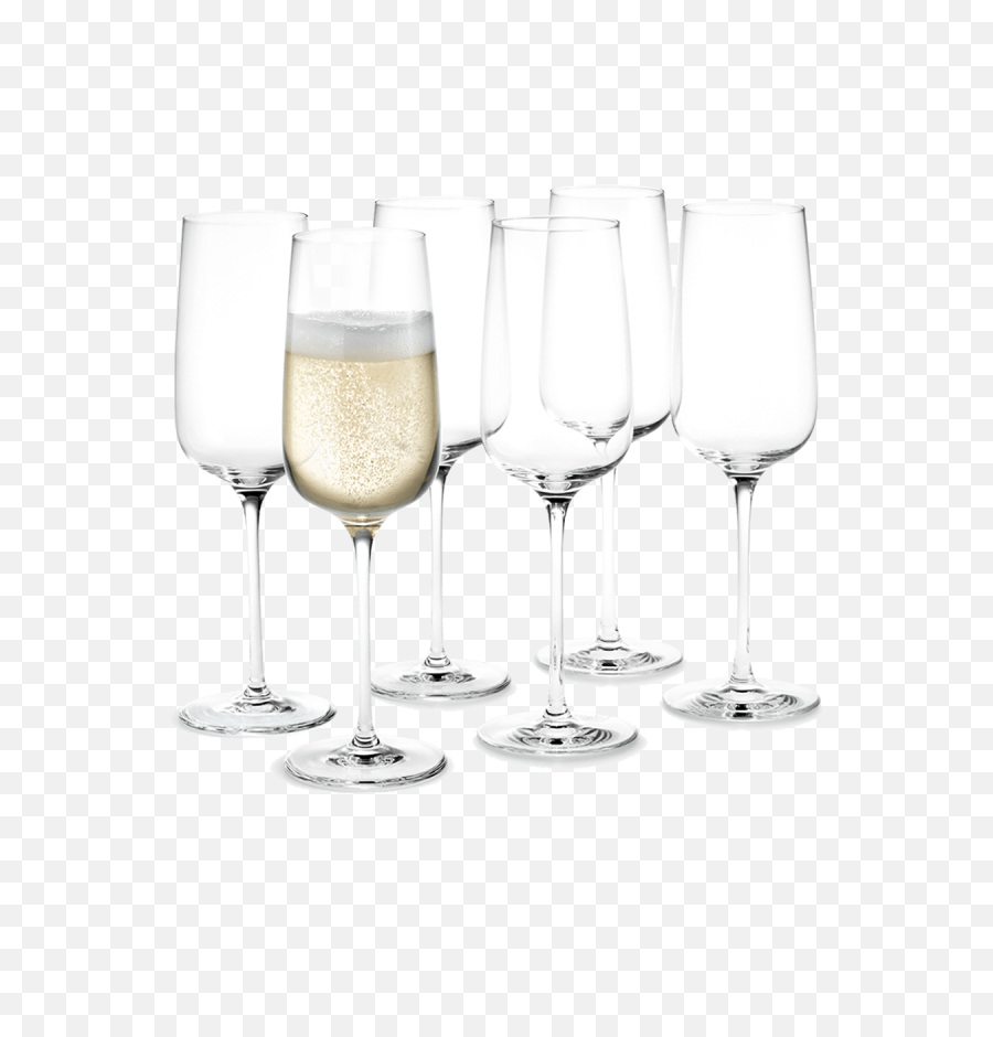 Holmegaard Bouquet Champagne Glass 6 Pcs 29 Cl - Champagne Glass Png,Champagne Pop Png