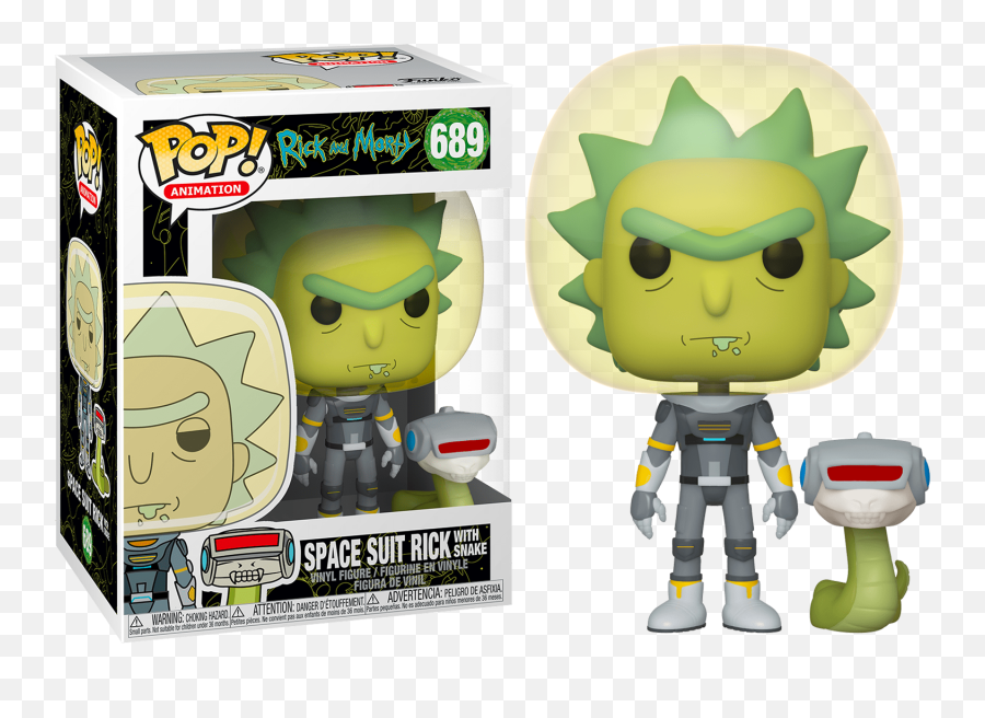 Rick And Morty - Rick In Space Suit With Snake Pop Vinyl Figure Funko Pop Rick And Morty Space Suit Png,Rick And Morty Portal Png