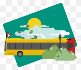 Clipart Bus Mass Transit - Public Transport Png,Transportation Png