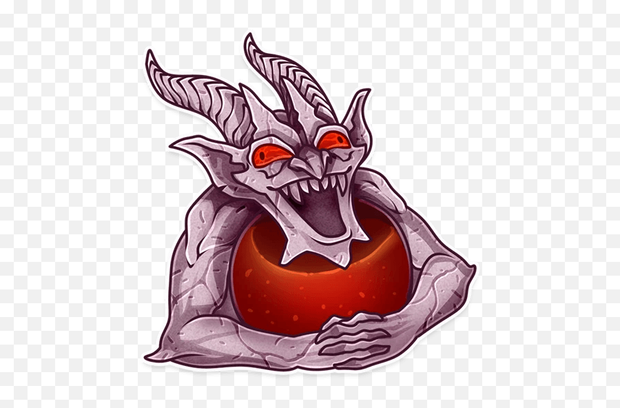 Diablo - Telegram Sticker Stickers Diablo Png,Diablo Png