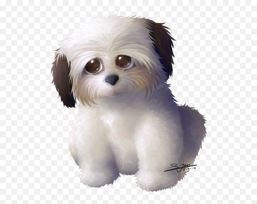 Download Hd Svg Royalty Free Stock Commission Dog By - Maltese Shih Tzu Png,Dog Emoji Png