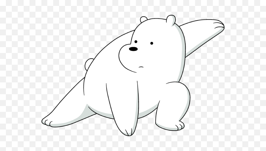 Grizzly Bear Eating Transparent Png - Stickpng We Bare Bears Ice Bear,Grizzly Bear Png