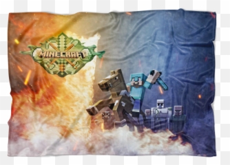 Fleece Blanket Steve Diamond Sword - Explosive Weapon png