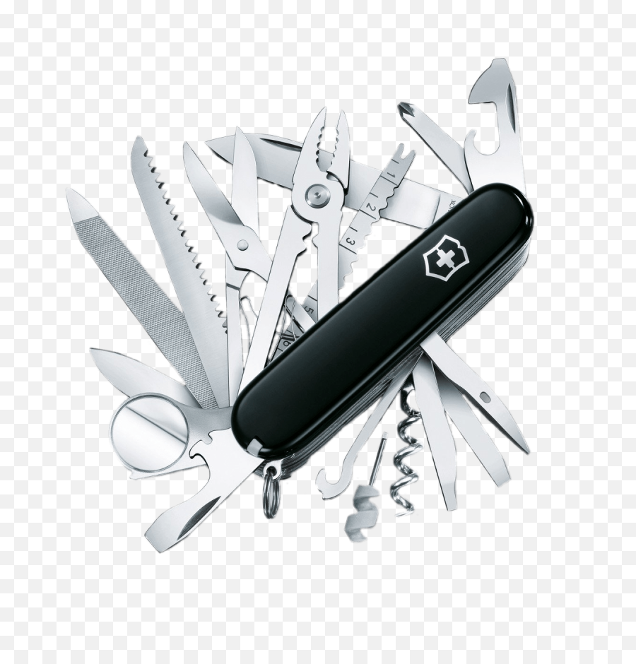 Victorinox Black Swiss Army Knife All - Swiss Army Knife Png,Pocket Knife Png