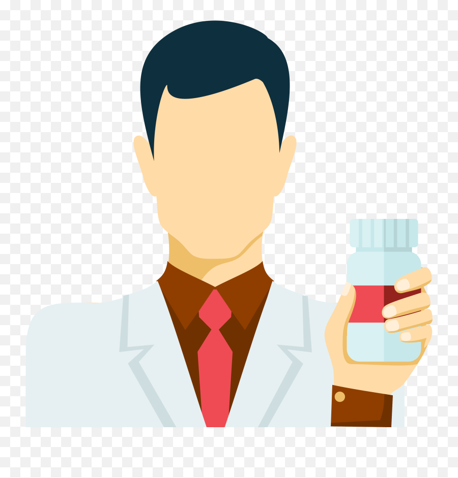 Doctor Icon Vector Png - Pharmacist Clipart Png,Doctor Icon Png