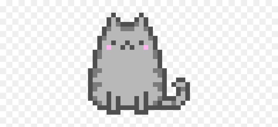 Transparent Background Pusheen Uploaded By Bean Cute - Pusheen Pixel Art Png,Pusheen Transparent Background