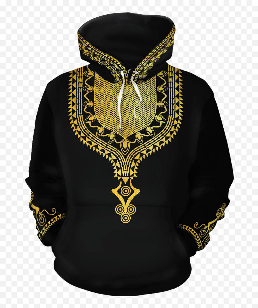 Gold Pattern Dashiki All - Over Hoodie Hoodie Png,Gold Pattern Png