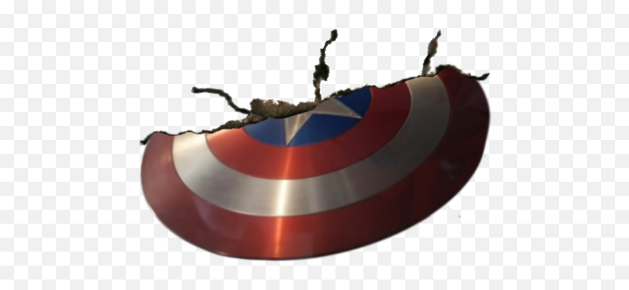 Captain America Shield Wedged In The - Captain America Shield In Wall Png,Captain America Shield Png