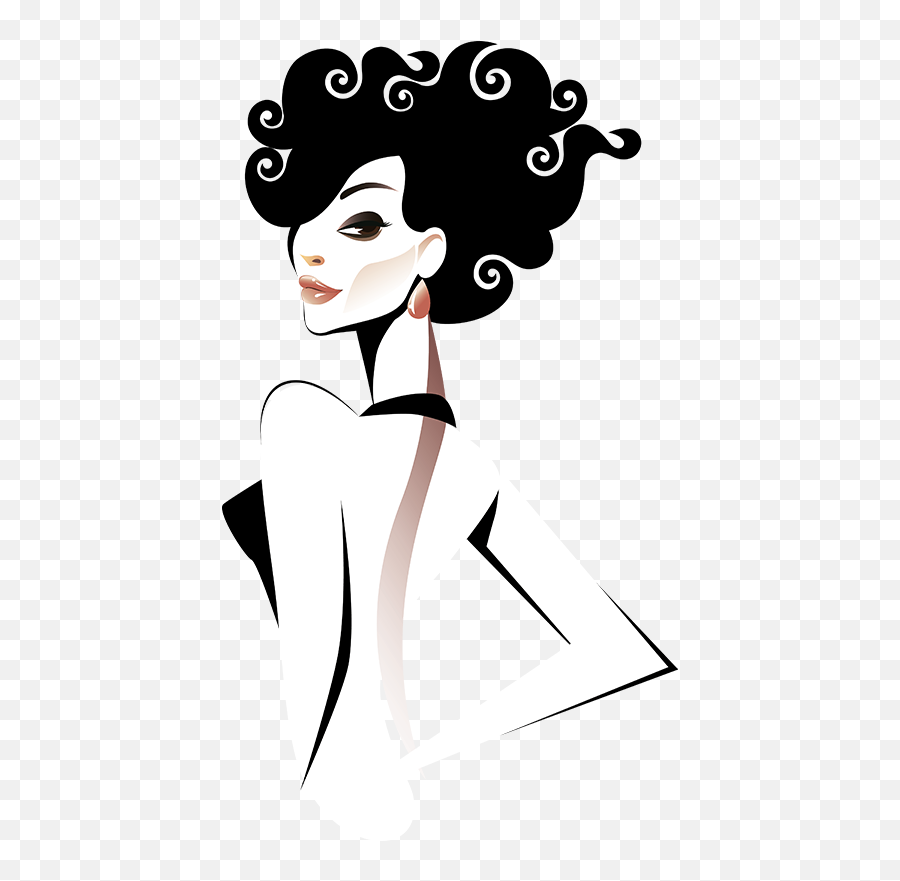 Coco Chanel - Fashion Girl Vector Art Png,Coco Chanel Logo Png