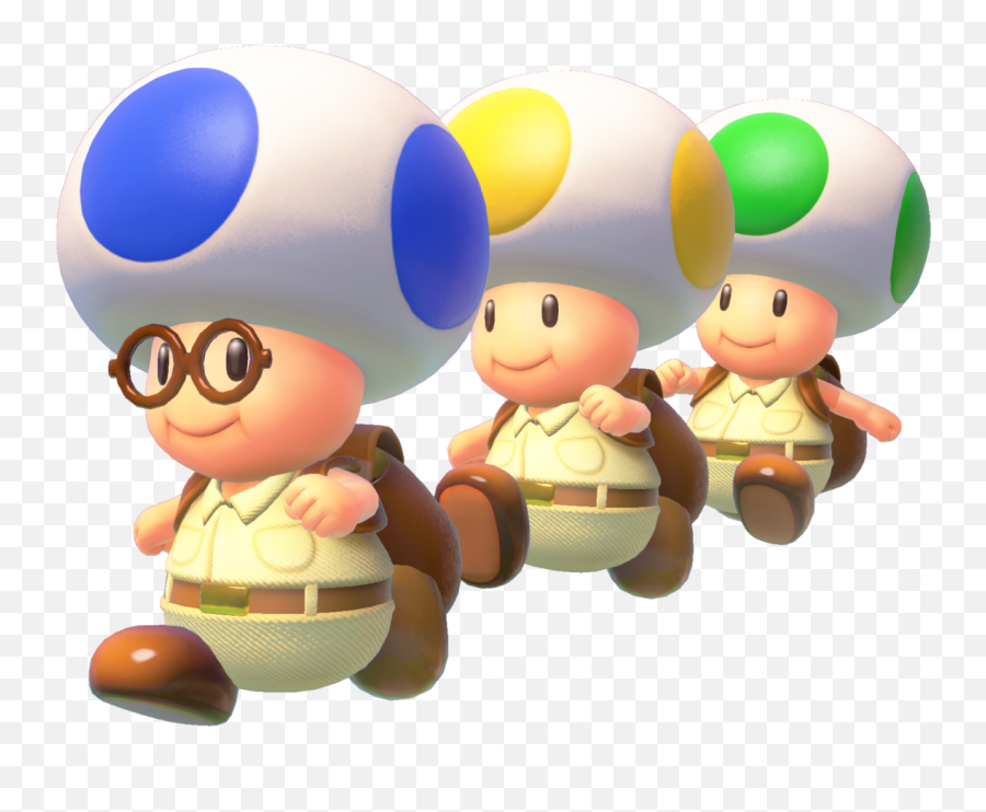 Toad Brigade - Super Mario Galaxy Toad Brigade Png,Toad Png