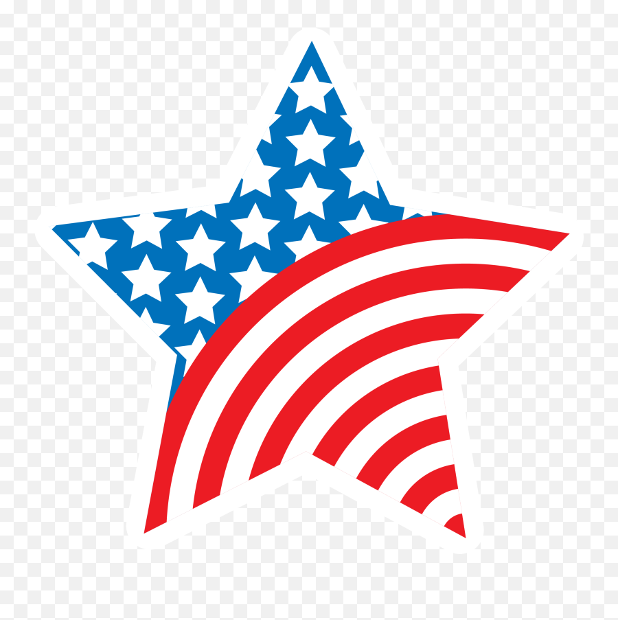 American Star Png 3 Image - American Star Clipart,American Stars Png