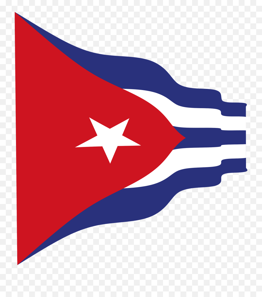 Cuba Wavy Flag Clipart - Clip Art Png,Cuba Flag Png