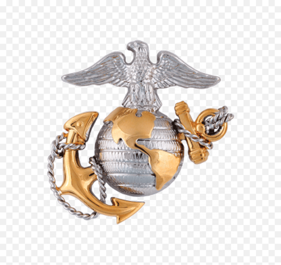 Eagle Globe And Anchor Png Transparent - Marine Corps Officer Eagle Globe And Anchor,Eagle Globe And Anchor Png