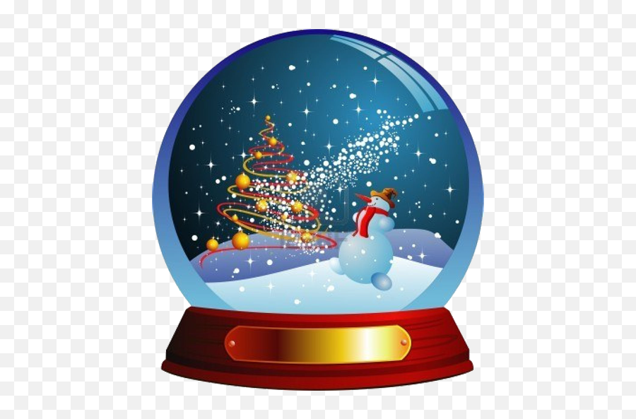 Christmas Snow Ball - Christmas Tree With Presents Png,Christmas Snow Png