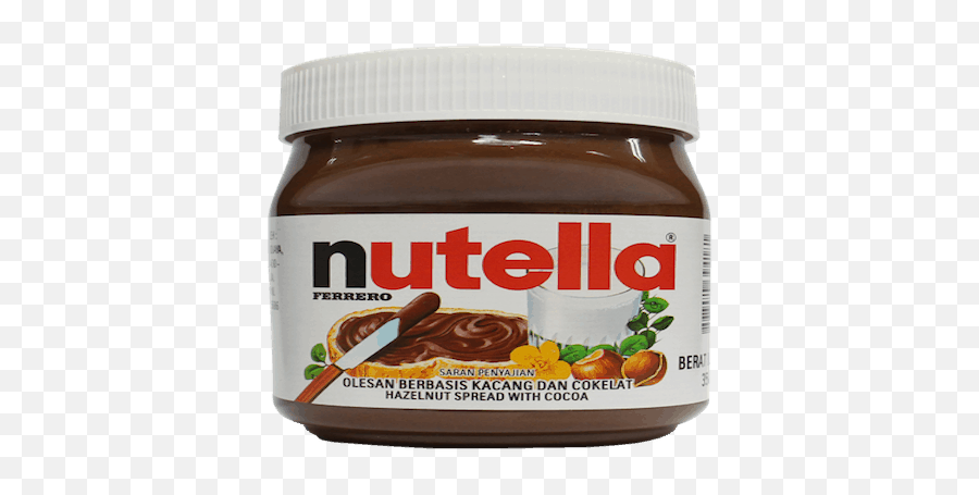 Nutella 350gr - Nutella Hazelnut Spread Twin Pack Oz 2 Pk Png,Nutella Png