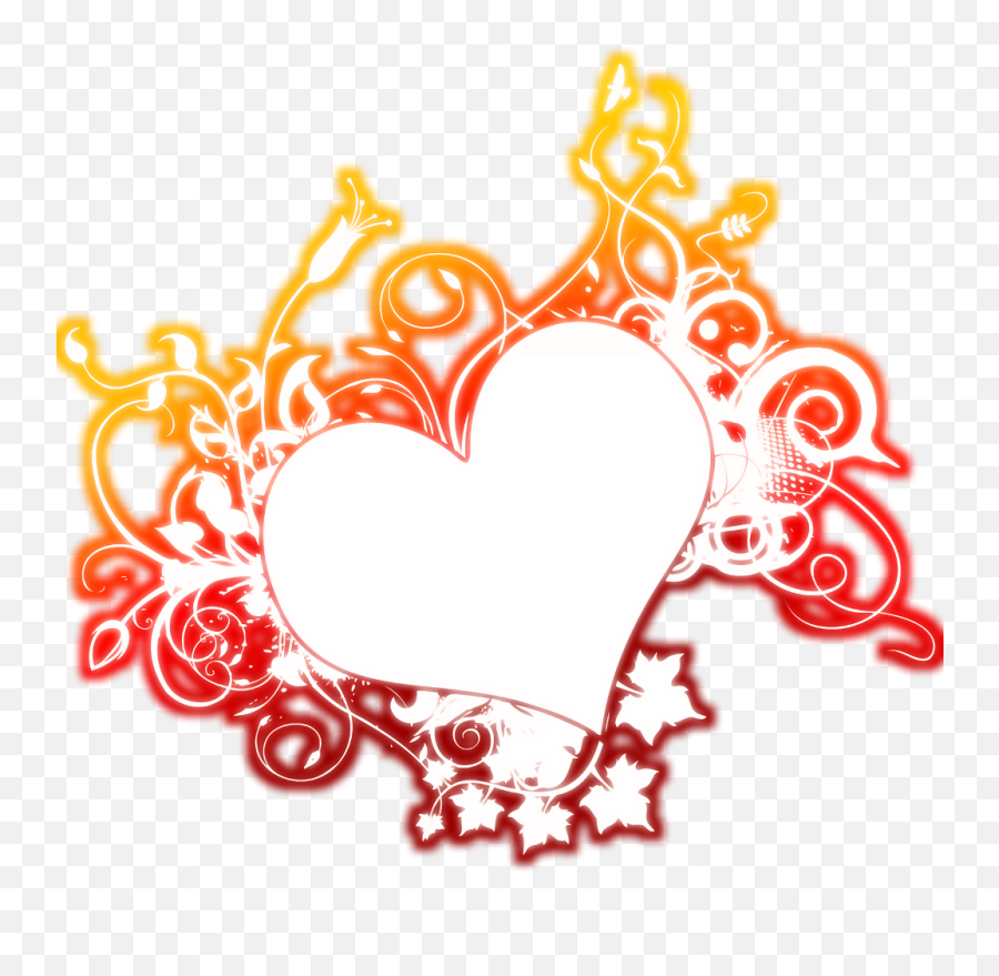 Hearts - Transparent Hearts On Fire Png,Neon Heart Png