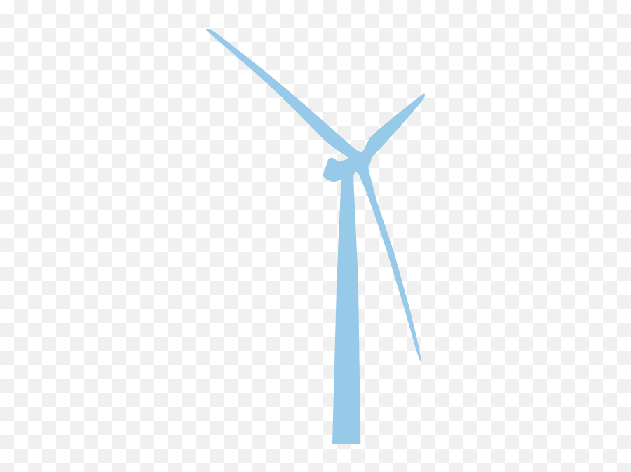 Download Hd Windmill Clipart Blue - Wind Turbine Icon Png Wind Turbine Clip Art,Wind Turbine Png