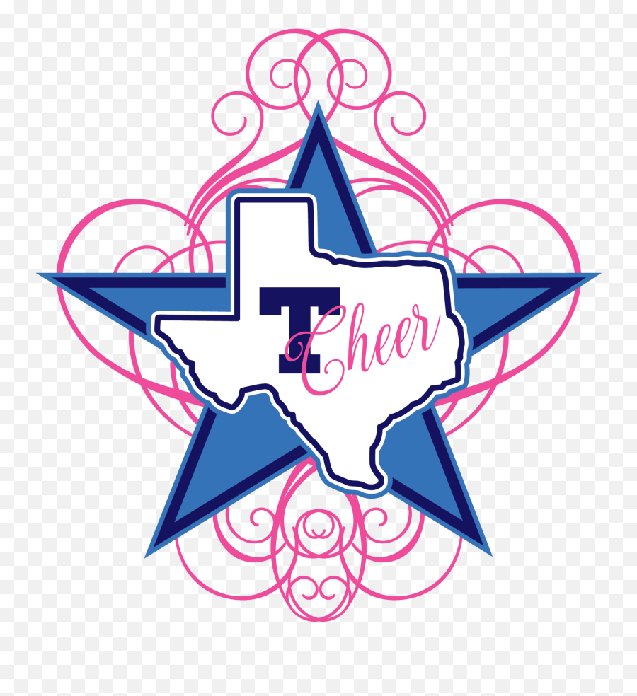 Download Rockwall Texans Cheerleading Logo Pink - Min Rockwall Texans Cheer Png,Texans Logo Png