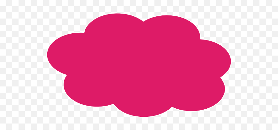 Pink Cloud Clip Art - Vector Clip Art Online Heart Png,Clouds Png Cartoon