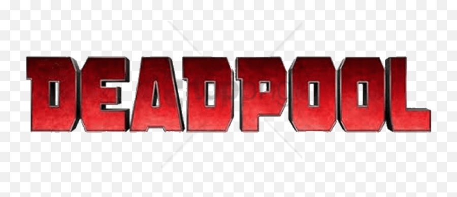 Download Hd Free Png Deadpool Movie Logo Image With - Deadpool Letters,Movie Logo Png