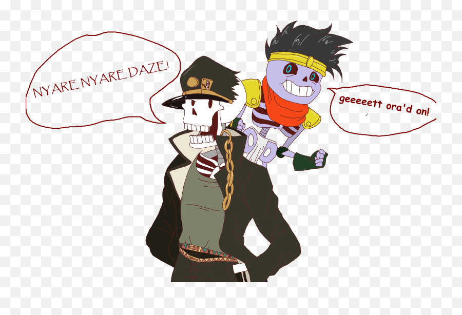 Papyrus Kujo And His Stand Sans Platinum Undertale Know Png Jojo Hat
