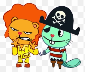 Angry Bear Png - Happy Tree Friends Pop And Cub,Mad Png