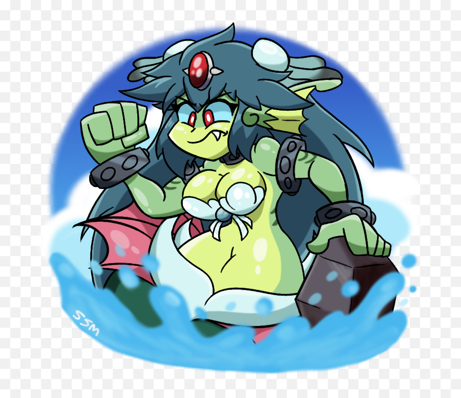Shantae The Half Genie Protector Of Scuttle Town A Switch - Giant Mermaid Png,Shantae Png
