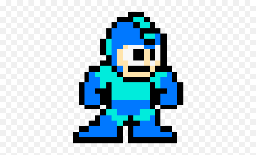 Cropped - 8 Bits Megaman Sprite Png,Mega Man Png