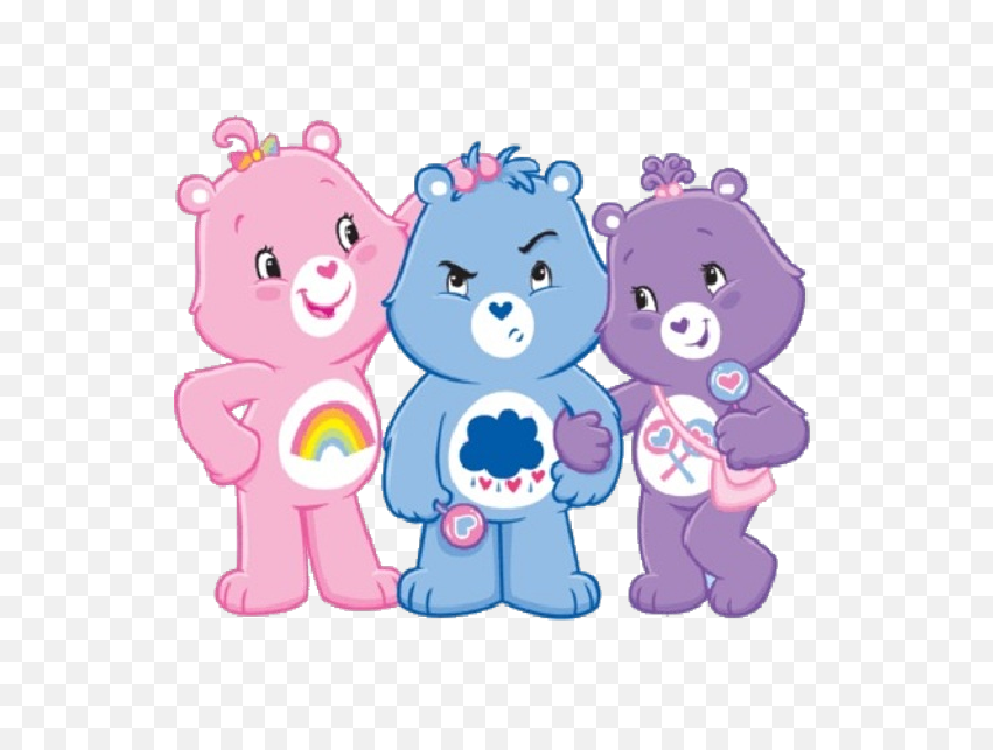 Funny Baby Bears - Care Bears Pink Purple Blue Png,Care Bear Png