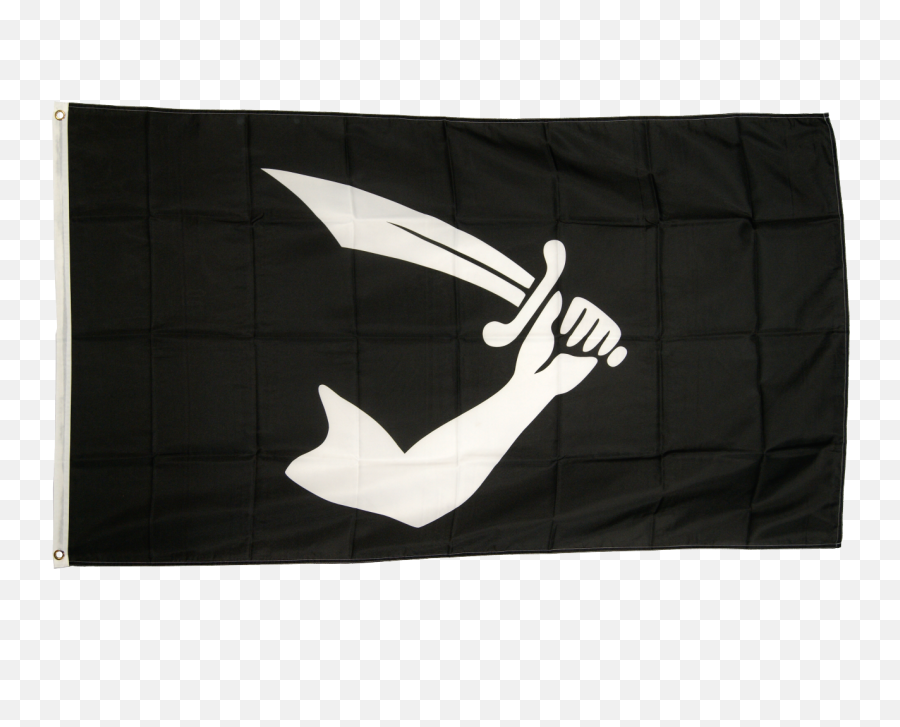 Download Pirate Arm With Sword Flag - Historical Pirate Thomas Tew Flag Png,Ireland Flag Png