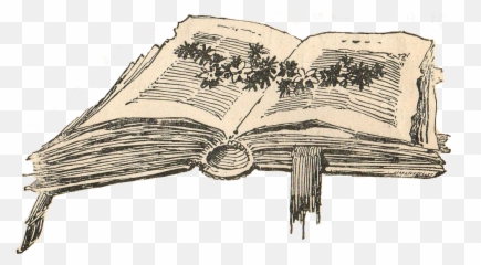 Leaping Frog Designs Vintage Open Book Free Png Image - Transparent Clipart